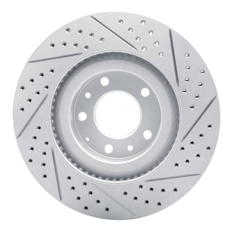 R1 07-15 Mazda Cx-9 Front Left Drilled & Slotted Geo-Carbon Rotor - 830-80069L