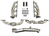 aFe Twisted Steel Headers Up-Pipes & Down-Pipe 11-15 GM Diesel Trucks V8-6.6L (td) LML - 48-34139