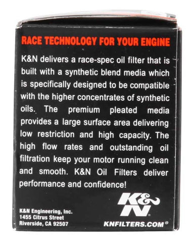 K&N Yamaha / MBK 1.5in OD x 1.938in H Oil Filter - KN-143