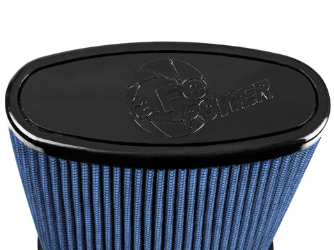 aFe Momentum Replac Air Filter w/Pro 5R Media (Pair) 5x2.25in F/6.25x3.75in B/5.25x2.25in T/11in H - 24-90109-MA