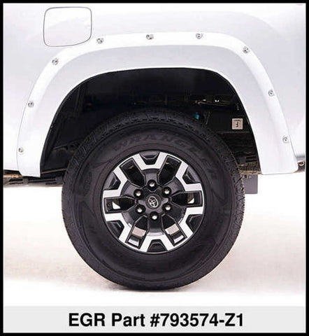 EGR 2018 Ford F150 Bolt-On Look Color Match Fender Flares - Set - Oxford White - 793574-Z1