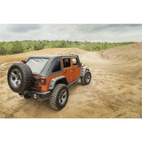 Rugged Ridge Bowless Soft Top Black Diamond 4-Door 07-18 Jeep Wrangler JK - 13750.38