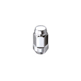 McGard Hex Lug Nut (Cone Seat Bulge Style) M14X1.5 / 22mm Hex / 1.635in. Length (4-Pack) - Chrome - 64073