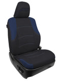 PRP 11-24 Toyota 4Runner Front Seat Covers (Pair) - Black/Navy Blue - B066-06