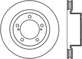 StopTech 08-11 Lexus LX570 Slotted & Drilled Front Left Rotor - 127.44162CL