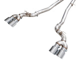AWE Tuning BMW G90/G99 M5 Track Edition Cat-Back Exhaust - Chrome Silver Tips - 3020-42790