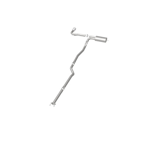 MagnaFlow Cat Back, SS, 2.5in, Street, Single Straight Pass. Polished 4in Tip, 2015 Ford Fusion 2.5L - 19096
