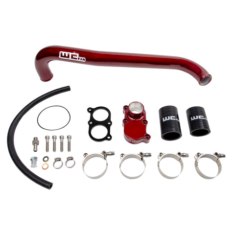 Wehrli 01-05 LB7 LLY Duramax Thermostat Housing & Upper Coolant Pipe Kit - Illusion Purple - WCF100405-IP