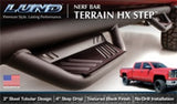 Lund 99-16 Ford F-250 Super Duty SuperCab Terrain HX Step Nerf Bars - Black - 34641461
