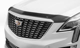 AVS 17-18 Cadillac XT5 Aeroskin Low Profile Acrylic Hood Shield - Smoke - 322133