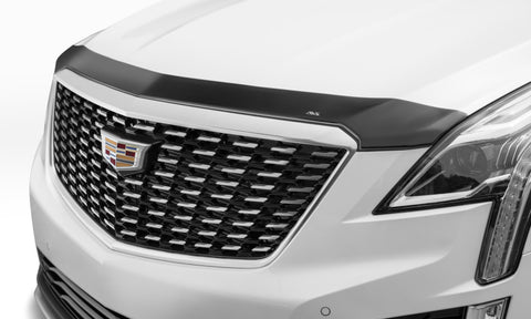 AVS 17-18 Cadillac XT5 Aeroskin Low Profile Acrylic Hood Shield - Smoke - 322133