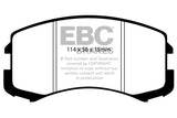 EBC 02-05 Mitsubishi Lancer 2.0 ES Yellowstuff Front Brake Pads - DP41678R