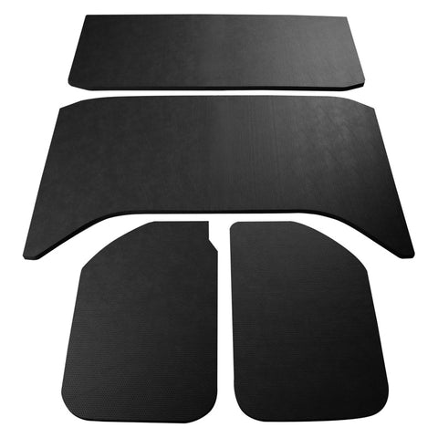 DEI 11-18 Jeep Wrangler JK 4-Door Boom Mat Headliner - 4 Piece - Black Leather Look - 50159