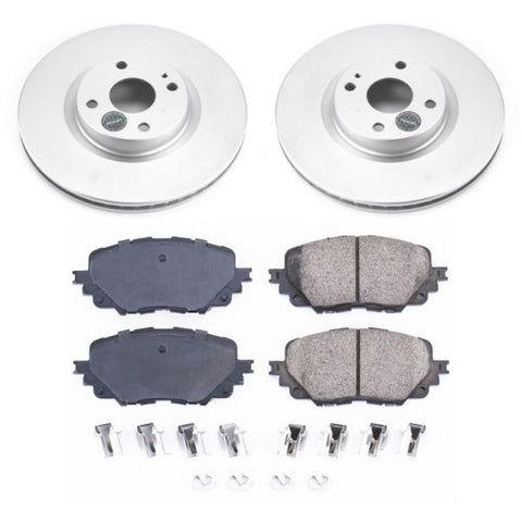 Power Stop 17-19 Fiat 124 Spider Front Z17 Evolution Geomet Coated Brake Kit - CRK7358