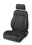 Bestop 76-86 Jeep Cj7 Front Driver Side Trailmax II Pro Seat (All Vinyl Black Crush) - 39451-01