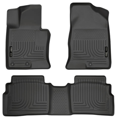Husky Liners 11-12 Hyundai Sonata WeatherBeater Combo Black Floor Liners - 98851