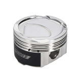 Manley 2013+ Subaru BRZ 86.50mm +.5mm Bore -11.4cc Dish 10.0:1 CR Platinum Series Piston Set - 632605C-4