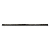 Go Rhino Xplor Blackout Combo Series Sgl Row LED Light Bar w/Amber (Side/Track Mount) 39.5in. - Blk - 754004012CSS