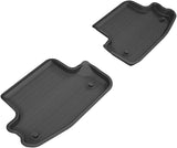 3D MAXpider 18-20 Audi A5 Coupe / S5 Coupe Kagu 2nd Row Floormats - Black - L1AD04921509