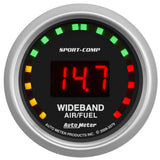 Autometer Sport-Comp 52mm Digital Wideband Air/Fuel Ratio Street Gauge - 3379