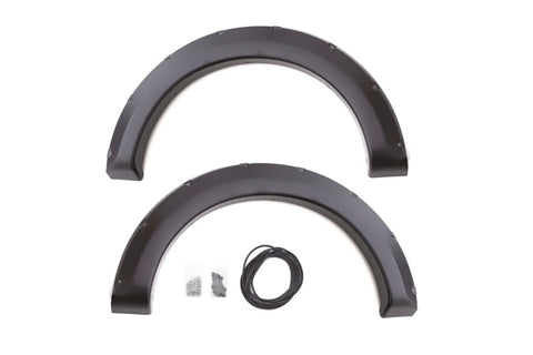 Lund 04-08 Ford F-150 (No Stepside) RX-Rivet Style Smooth Elite Series Fender Flares - Black (2 Pc.) - RX310SB