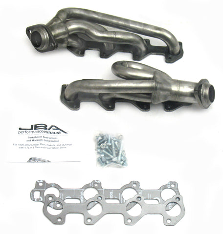 JBA 02-03 Dodge RAM 4.7L PowerTech 1-1/2in Primary Raw 409SS Cat4Ward Header - 1949S-1