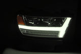 AlphaRex 19-20 Ram 1500HD PRO-Series Proj Headlight Plnk Styl Chrm w/Activ Light/Seq Signal/Plnk DRL - 880514