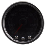 Autometer Spek-Pro Gauge Water Temp 2 1/16in 300f Stepper Motor W/Peak & Warn Blk/Smoke/Blk - P34652