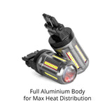 XK Glow 2pc White 3157 Auto Bulb - XK3157-W
