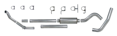 Diamond Eye KIT 4in TB SGL SS: 94-97 FORD 7.3L F250/F350 PWRSTROKE NFS W/ CARB EQUIV STDS - K4306S