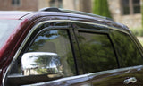 AVS 18-22 Honda Accord Ventvisor Low Profile Window Deflectors 4pc - Smoke w/Chrome Trim - 794020