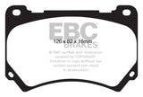EBC 11+ Hyundai Equus 4.6 Ultimax2 Front Brake Pads - UD1396