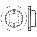 StopTech Power Slot 00-05 Ford Excursion / 01-04 F250 4WD Front Right Slotted Rotor - 126.65086SR