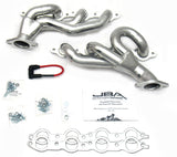 JBA 10-15 Camaro 6.2L LS 1-3/4in Primary Silver Ctd Cat4Ward Header - 1812SJS