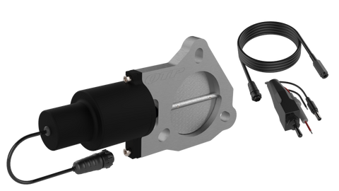 QTP 3in Bolt-On QTEC Electric Cutout Valve - Single - QTEC30