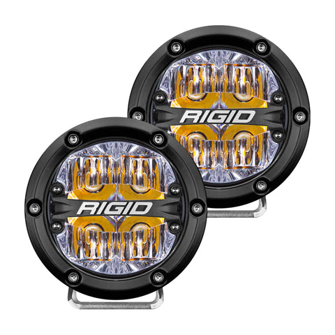 Rigid Industries 10-20 Toyota 4Runner A-Pillar Light Kit (Incl. 4In 360-Series Drive) - 46704
