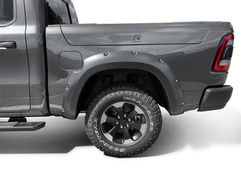 Bushwacker 19-22 Dodge Ram 1500 Pocket Style Rear Flares 2pc - Black - 50054-02
