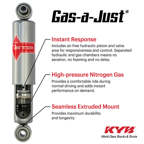 KYB Shocks & Struts Excel-G Rear CHEVROLET Corvette 2005-11 - 555609