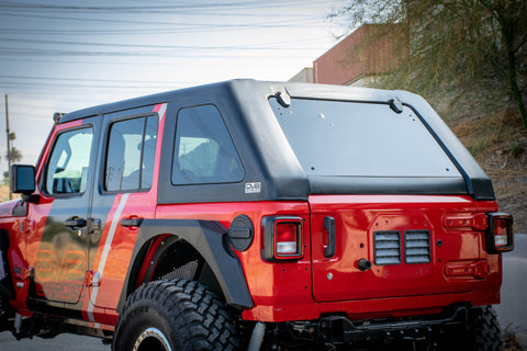 DV8 Offroad 2018+ Jeep Wrangler JL Unlimited Fastback Hard Top - HTJLFB-B