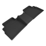 3D MAXpider 23-24 Kia Sportage Gas Kagu Black Floor Mat - Row 2 - L1KA07721509