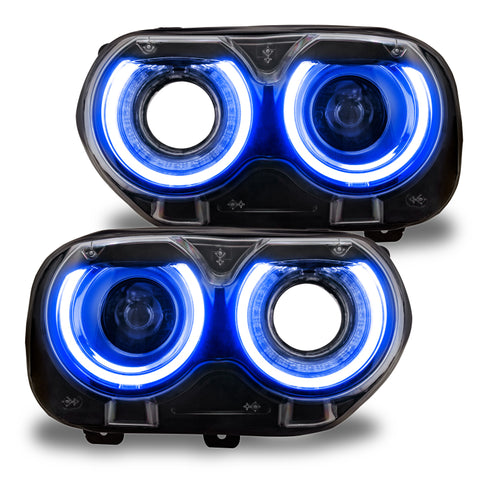 Oracle 15-21 Dodge Challenger RGB+W Headlight DRL Upgrade Kit - ColorSHIFT - 1329-330