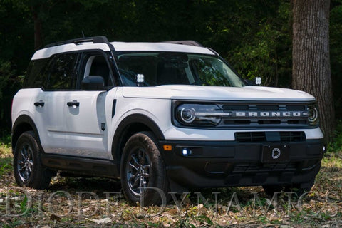 Diode Dynamics 2021 Ford Bronco Sport Stage Series 2in LED Ditch Light Kit- White Combo - DD7142