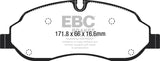 EBC 15+ Ford Transit 2.2 TD Ultimax2 Front Brake Pads - UD1774