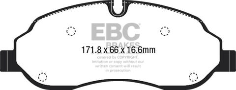 EBC 15+ Ford Transit 2.2 TD Ultimax2 Front Brake Pads - UD1774