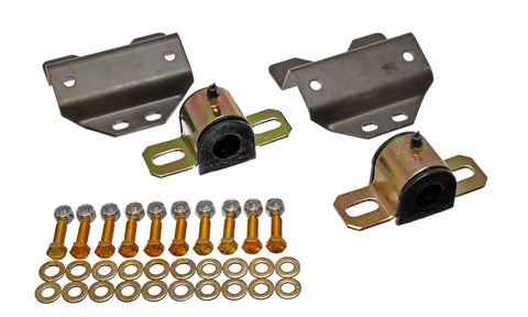 Energy Suspension 67-72 Dodge Dart / 65-69 Charger Black 7/8in Greaseable Bushing Adapter Kit - 5.5134G
