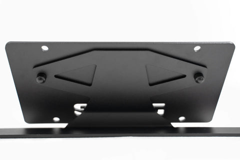 DV8 Offroad 2021 Ford Bronco Capable Bumper Slanted Front License Plate Mount - LPBR-05
