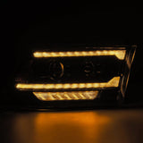 AlphaRex 09-18 Ram 2500 LUXX LED Proj Headlight Plank Style Alpha Blk w/Activ Light/Seq Signal/DRL - 880560