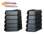 Daystar 1987-1995 Jeep Wrangler YJ Wrangler Hood Vents Black Pair - KJ71042BK