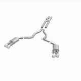 MagnaFlow SYS Cat-Back 2018 Ford Mustang GT 5.0L Competition Dual Exit Polished 4in Tips - 19368