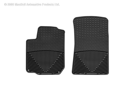 WeatherTech 04 Volkswagen R32 Front Rubber Mats - Black - W31